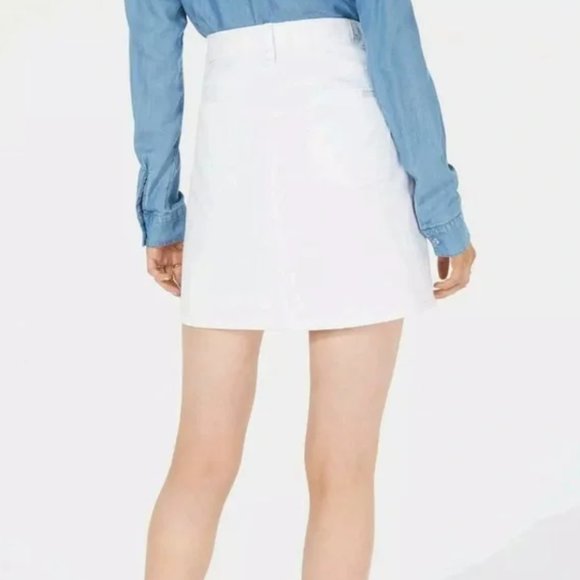 NWT 7 For All Mankind Women's Denim Mini Skirt (Size 25) - Picture 2 of 9